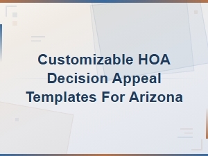 Arizona Hoa Decision Appeal Templates