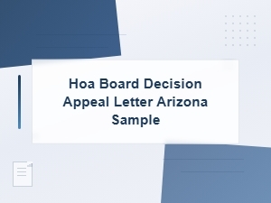 How to Appeal an Hoa Board Decision in Arizona